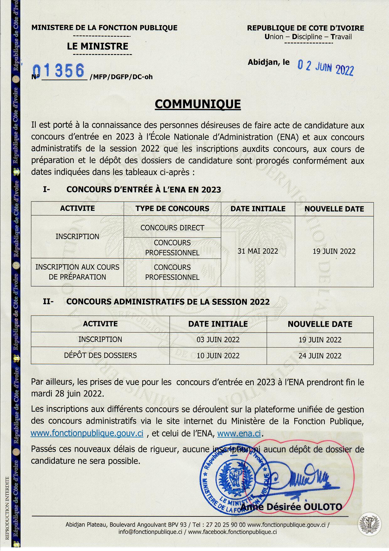 Comment S Inscrire Au Concours De La Fonction Publique En C te D Ivoire 